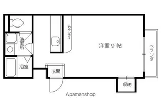 シャンドール大田【3階】の間取り