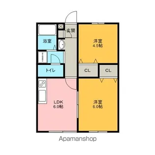リユニオン【103号室】の間取り