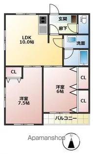 マンションミヤビ【301号室】の間取り