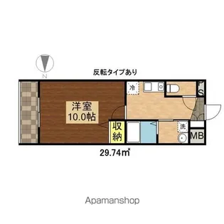 YOSHIX代官町【5階】の間取り