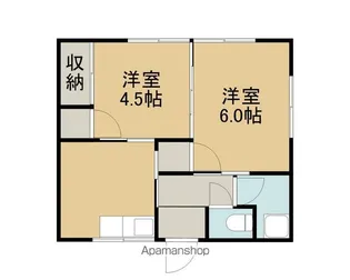 松田アパート【201号室】の間取り