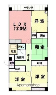 7条レジデンス【1001号室】の間取り