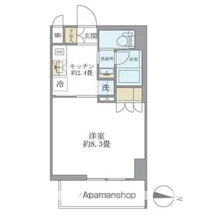 レクシード両国駅前【8階】の間取り