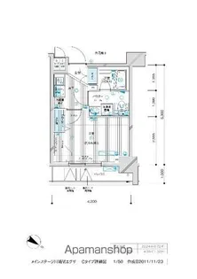 メインステージ川崎Ⅵエグザ【2階】の間取り