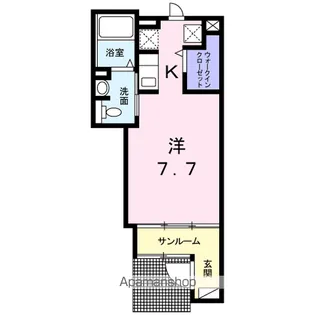 インハーリット【1階】の間取り