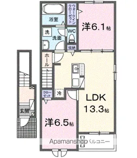アズール【2階】の間取り