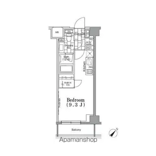 ONE ROOF FLAT TSUKISHIMA【2階】の間取り
