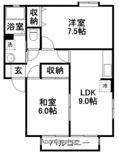 エピナール B棟【202号室】の間取り