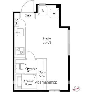 ブライトハウス町屋【1階】の間取り