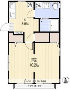 モンシャトー下北【2階】の間取り