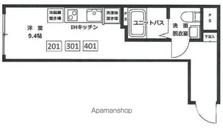 東京都杉並区阿佐谷南1丁目【マンション】の間取り