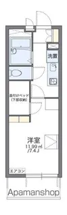 レオパレスいえぷり【4階】の間取り