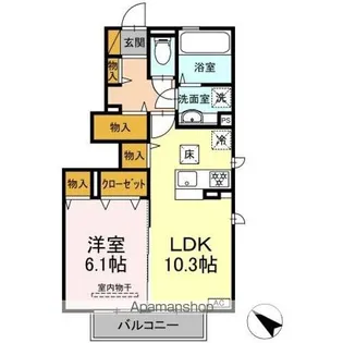 ESPACIO【1階】の間取り