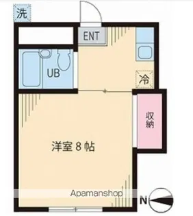 ヒルズ要町【1階】の間取り