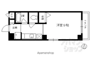 グリーンゲイブルズ小寺【403号室】の間取り