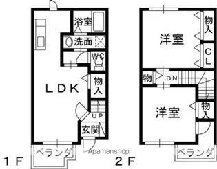 カサ デ フロール【1階】の間取り