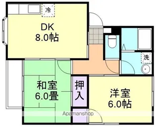 シャトル三瑞Ⅰ【2階】の間取り
