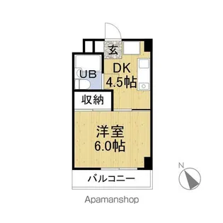 ノーブルビラージュT【201号室】の間取り