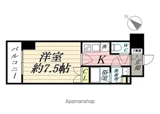 ブランシエスタ浅草千束【9階】の間取り