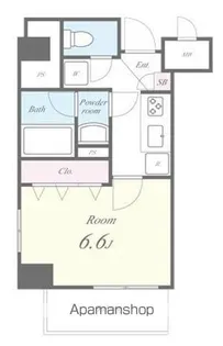 CANON SHIBUYA【8階】の間取り
