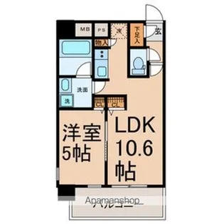 プレミアム浅間町【807号室号室】の間取り