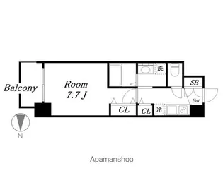 エステムコート名古屋ライブゲート【3階】の間取り