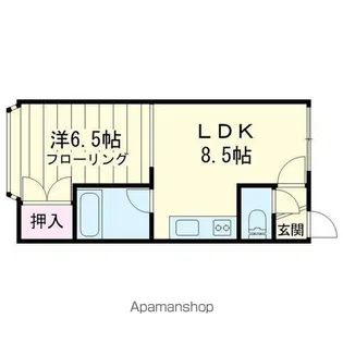 パークハイム1【201号室】の間取り