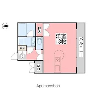 SUNRISE豊坂【4階】の間取り