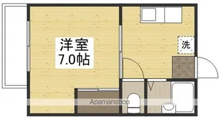 コスモハイツ津島【205号室】の間取り