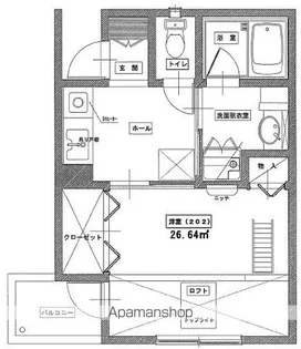 ユーイン上土【2階】の間取り