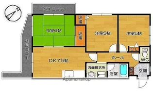 ソルクラージュ【3階】の間取り