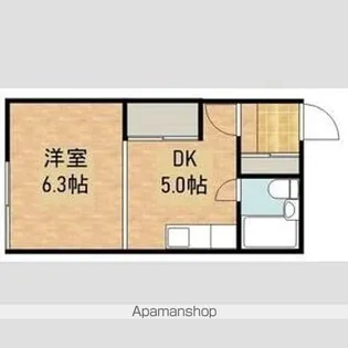 ハイツすずらんA【8号室号室】の間取り