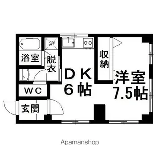 北口マンション1号館【4階】の間取り