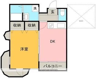 ローズ【702号室】の間取り