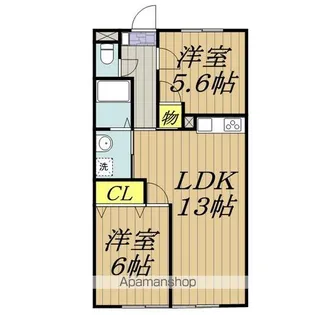 北ピアⅢ【1階】の間取り