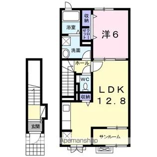 ジュネス【2階】の間取り