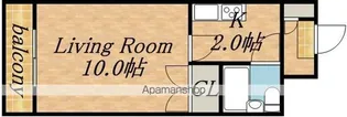 フォレスト15・8【3階】の間取り