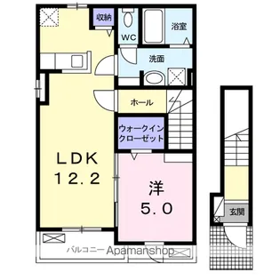 ドリームコスモス【2階】の間取り