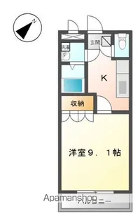 シリウス【102号室】の間取り