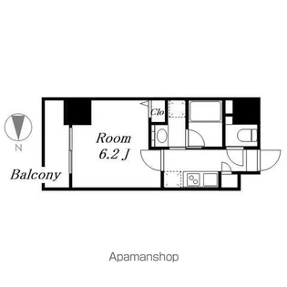 CAVANA新栄【7階】の間取り