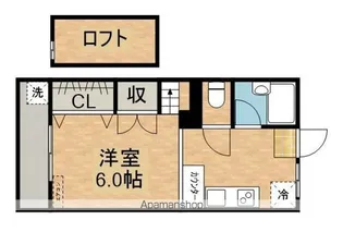 ピュアコート丸山【2階】の間取り