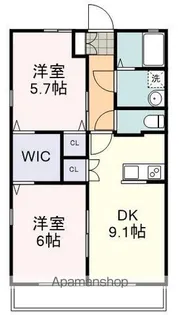 T−STYLE向敷地南【101号室】の間取り