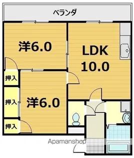 リーベンハイム【2階】の間取り