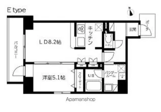 スカイコート蔵前Ⅱ【2階】の間取り