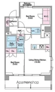 コンフォリア東新宿ステーションフロント【10階】の間取り