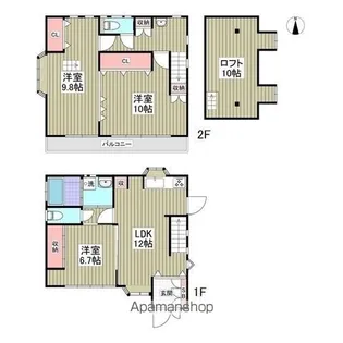 千葉県八千代市大和田新田【一戸建】の間取り