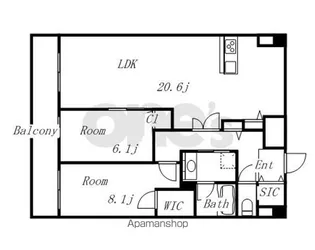 グランルクレ新栄イースト【9階】の間取り