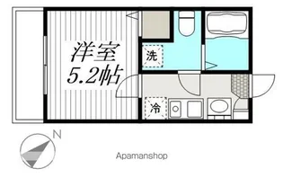 神奈川県横浜市磯子区森5丁目【アパート】の間取り