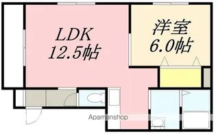 グランドソレーユ【101号室】の間取り