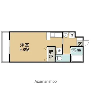 PLAINE(プレーヌ)【3階】の間取り